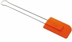 Schneider® Schneider - Stielschaber Silikon Mittel Orange 285 Mm Lang, Mit Edelstahlstiel