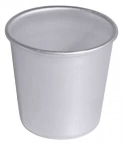 12x Dariol-/ Becherförmchen Aus Aluminium, Konische Form, Mit Gebördeltem Rand