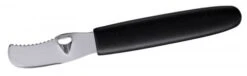 3x Contacto Orangenschäler Schwarzer Glasfaserverstärkter Polyamid-Griff, Klingenlänge: 6 Cm, Gesamtlänge: 16,5 Cm