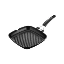 Tescoma Grillpfanne Bratpfanne PFANNE Ø 24x24 Cm Antihaft Klappbarer Griff