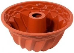 2x Contacto Silikon- Gugelhupfform Mit Verstärkungsring, Silikon, Durchmesser: 22 Cm, Höhe: 11 Cm