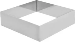 1 X SCHNEIDER Tortenring "Quadrat", 18 X 18 X 5 Cm 180 X 180 X 50 Mm