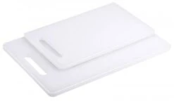 2x Schneidbrett, Weiß GN 1/2