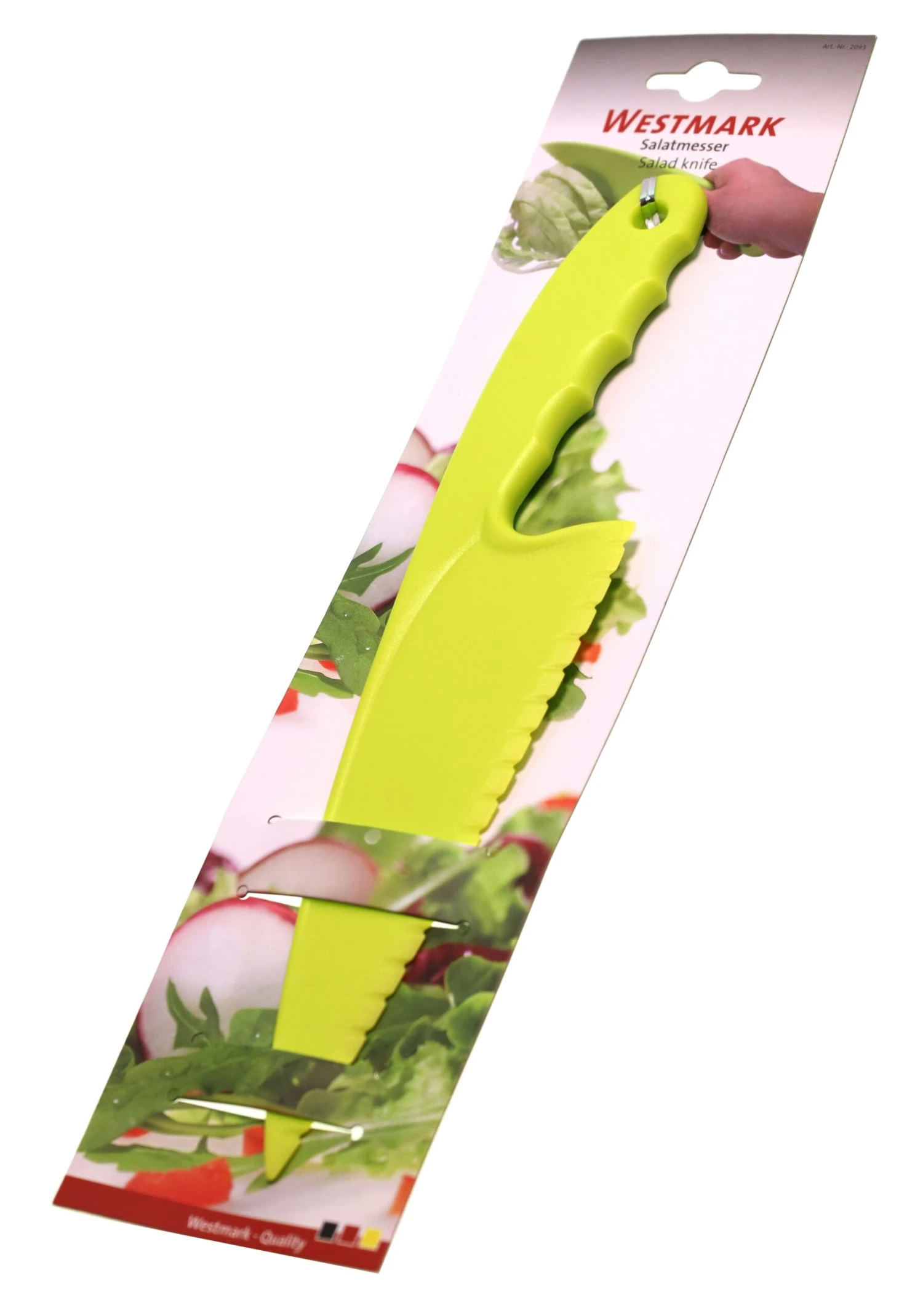 Westmark 20932270 Kunststoff-Salatmesser | Spülmaschinengeeignet | Grün – Bild 6